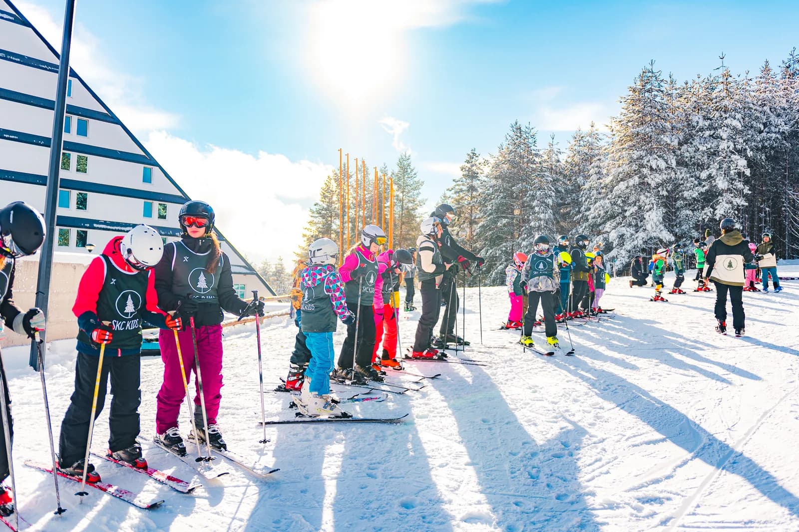 Prvi časovi škole skijanja